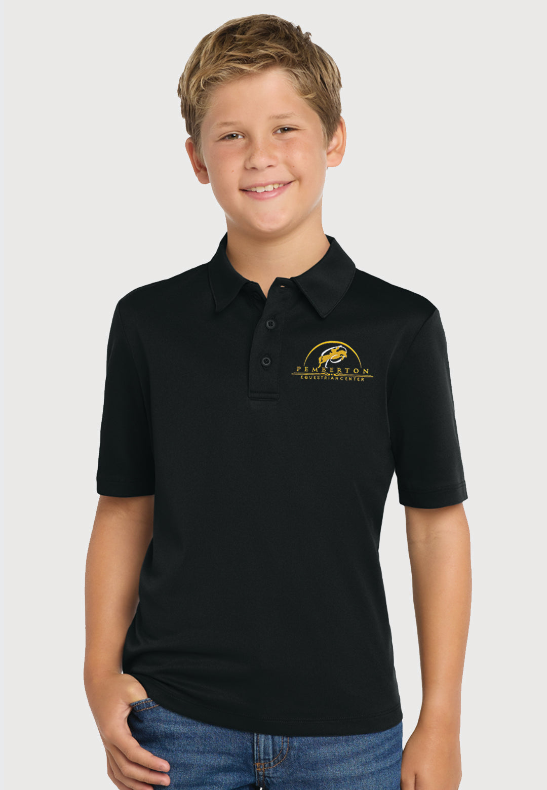 Pemberton Equestrian Center Youth Port Authority® Silk Touch™ Performance Polo