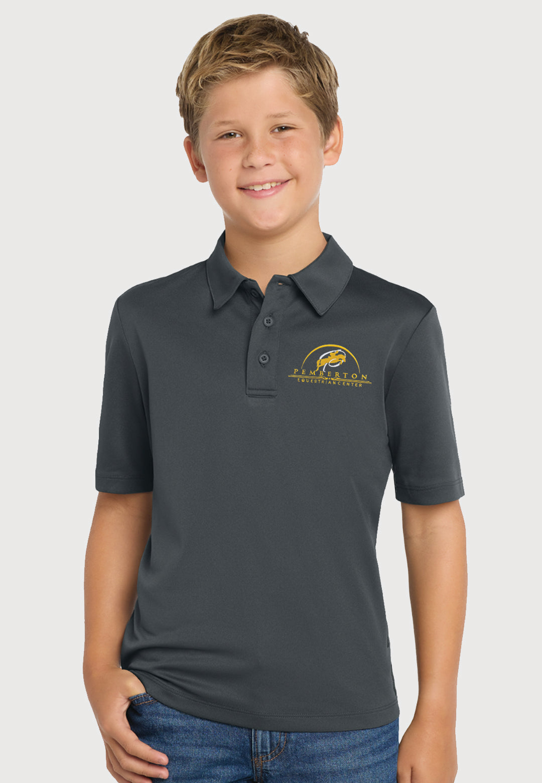 Pemberton Equestrian Center Youth Port Authority® Silk Touch™ Performance Polo