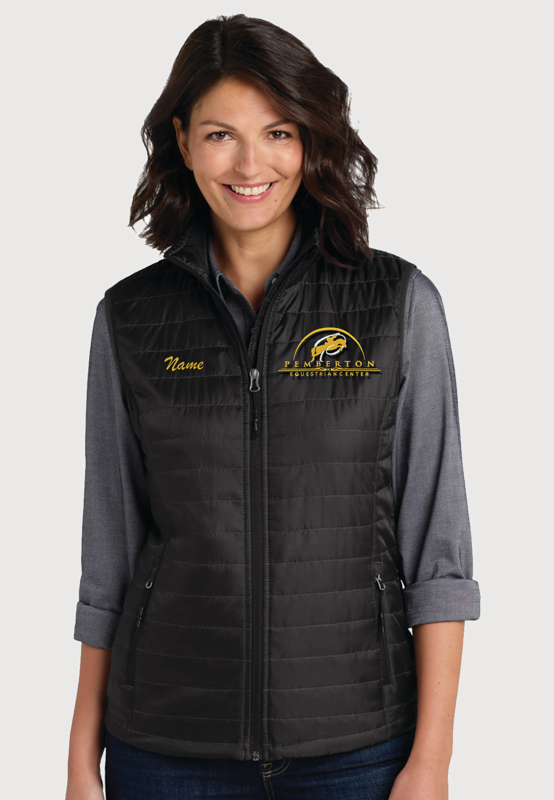 Pemberton Equestrian Center Port Authority® Packable Puffy Vest - Ladies/Mens Styles