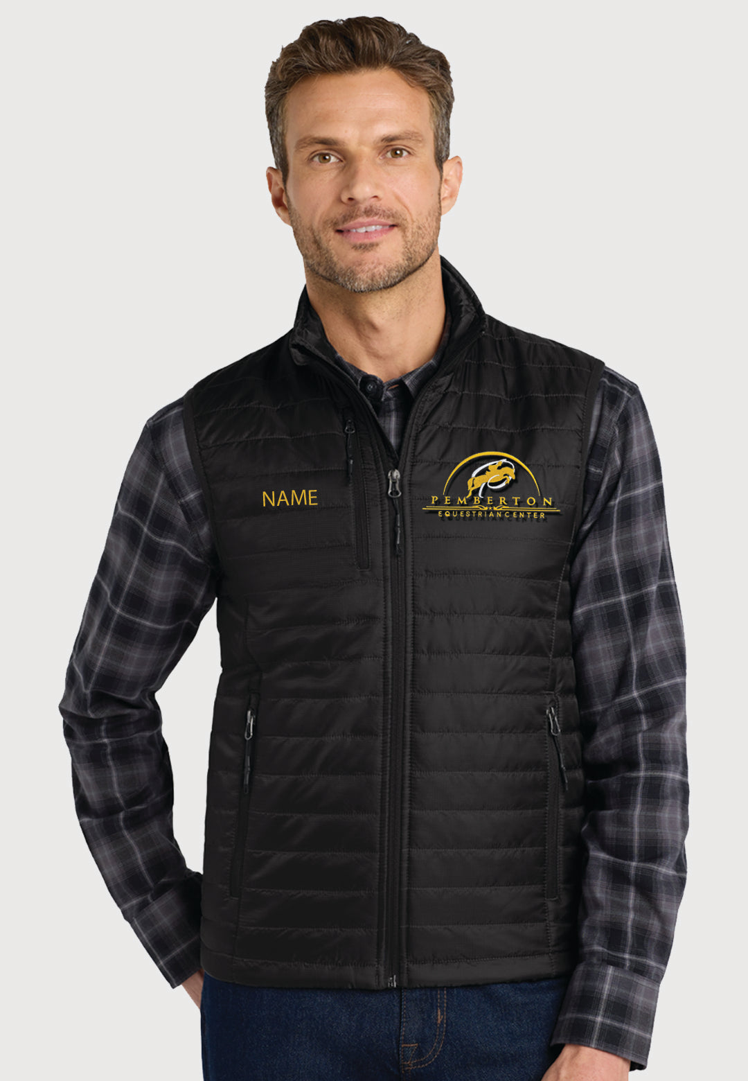 Pemberton Equestrian Center Port Authority® Packable Puffy Vest - Ladies/Mens Styles