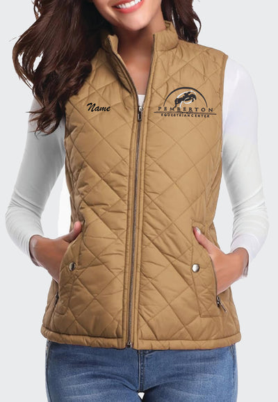 Pemberton Equestrian Center Miss Molly Quilted Vest, 2 Color Options