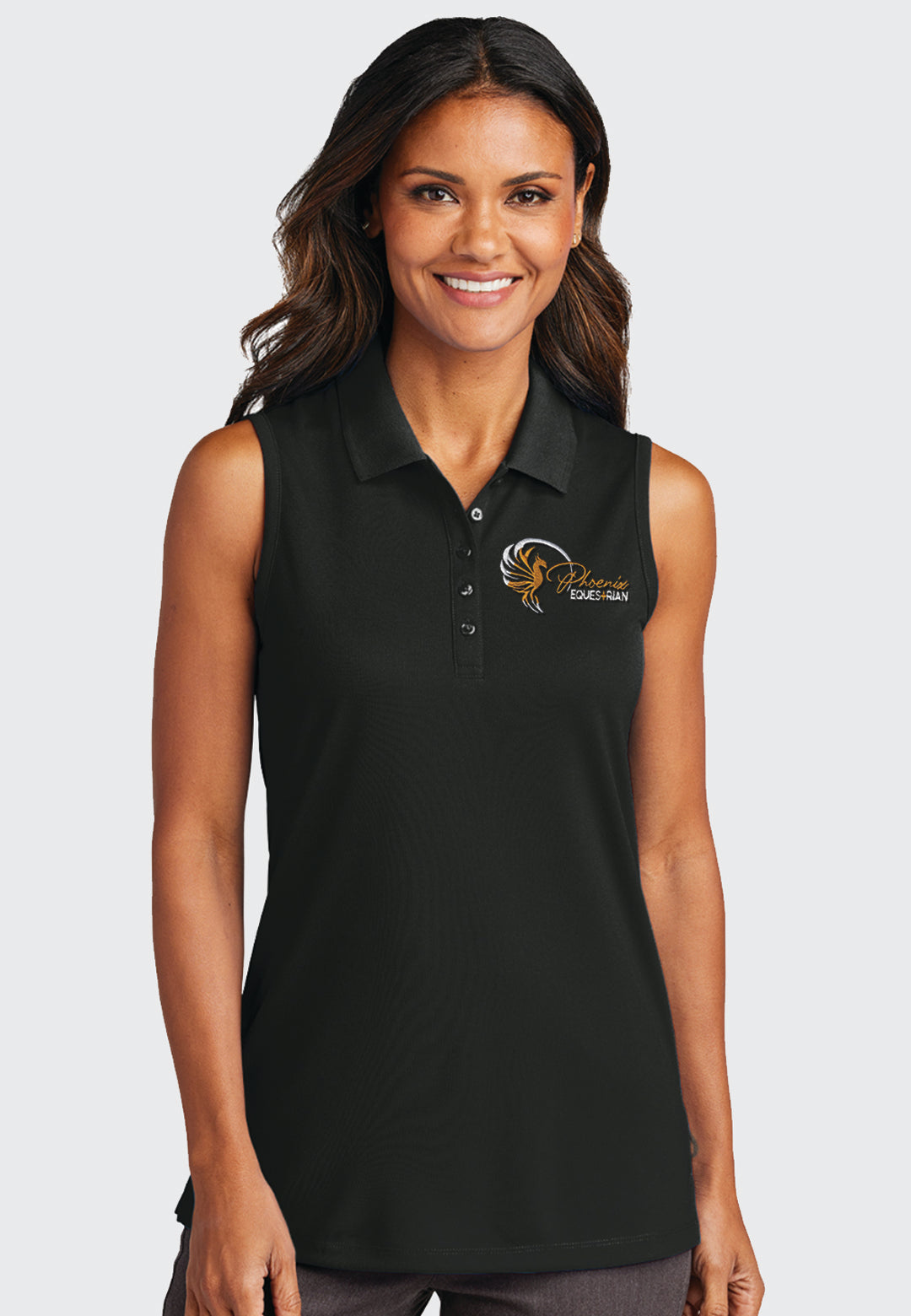 Phoenix Equestrian Team Port Authority® Women's Dry Zone® UV Micro-Mesh Sleeveless Polo