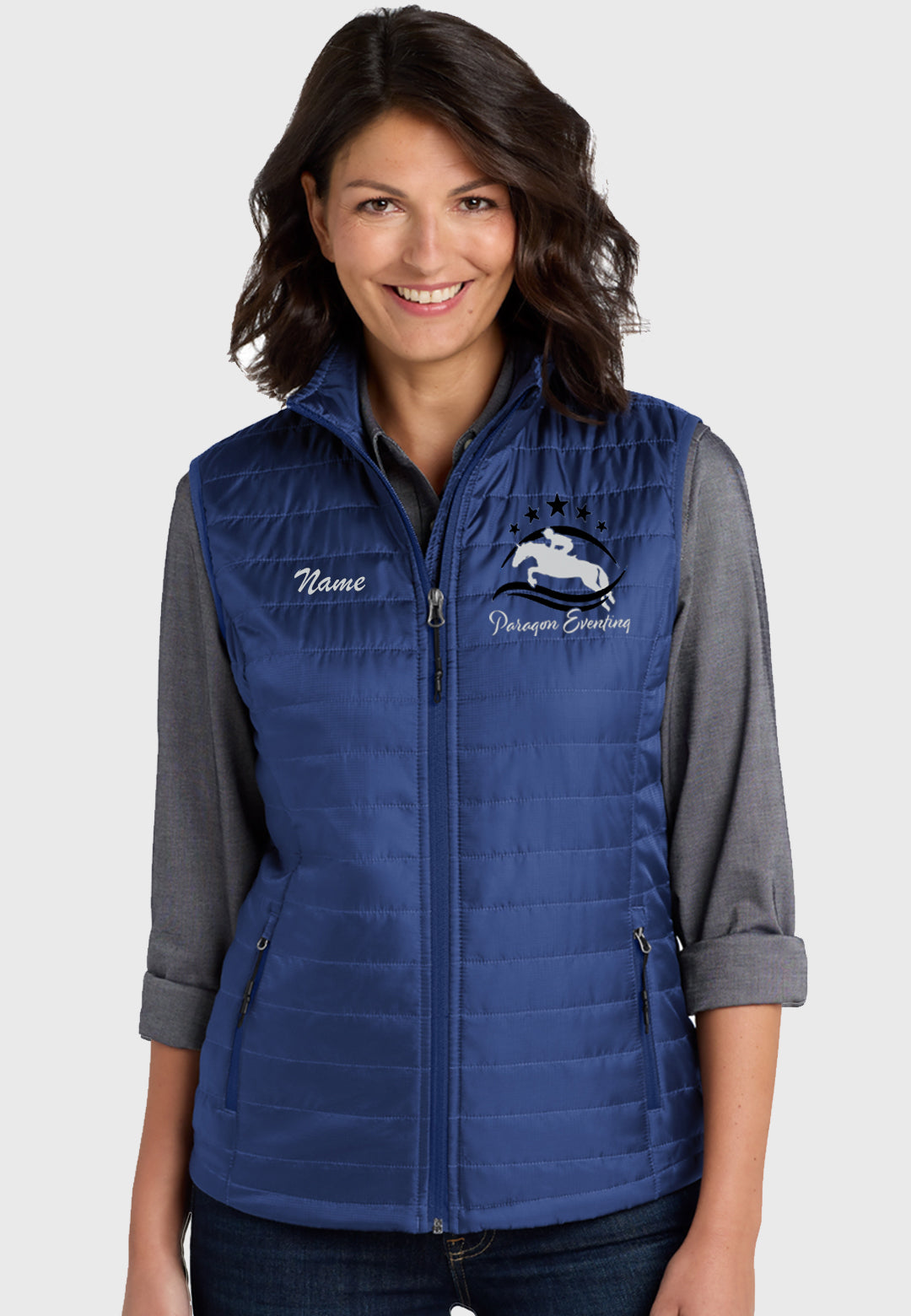 Paragon Eventing Port Authority® Royal Packable Puffy Vest - Ladies/Mens Styles
