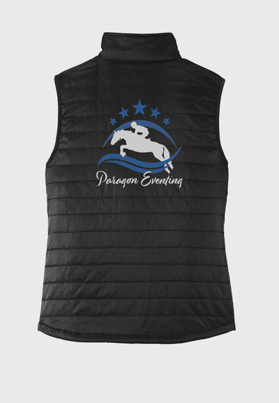 Paragon Eventing Port Authority® Black Packable Puffy Vest - Ladies/Mens Styles