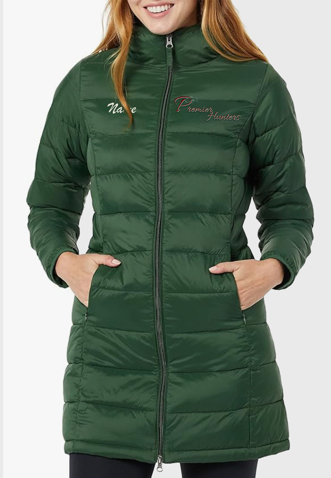 Premier Hunters Essentials Women's Lightweight Water-Resistant Hooded Puffer Coat, 3 Color Options