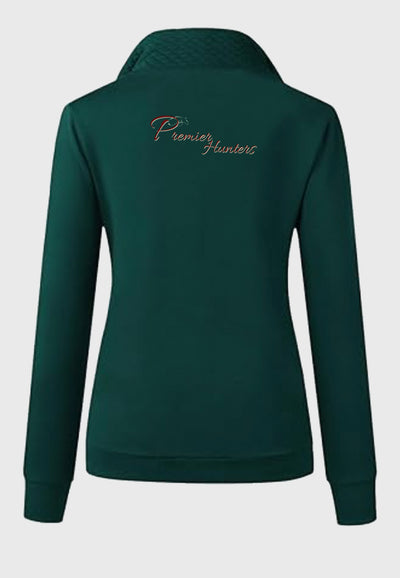 Premier Hunters BTFBM Ladies Quilted 1/4 Zip Sweatshirt, 2 Color Options