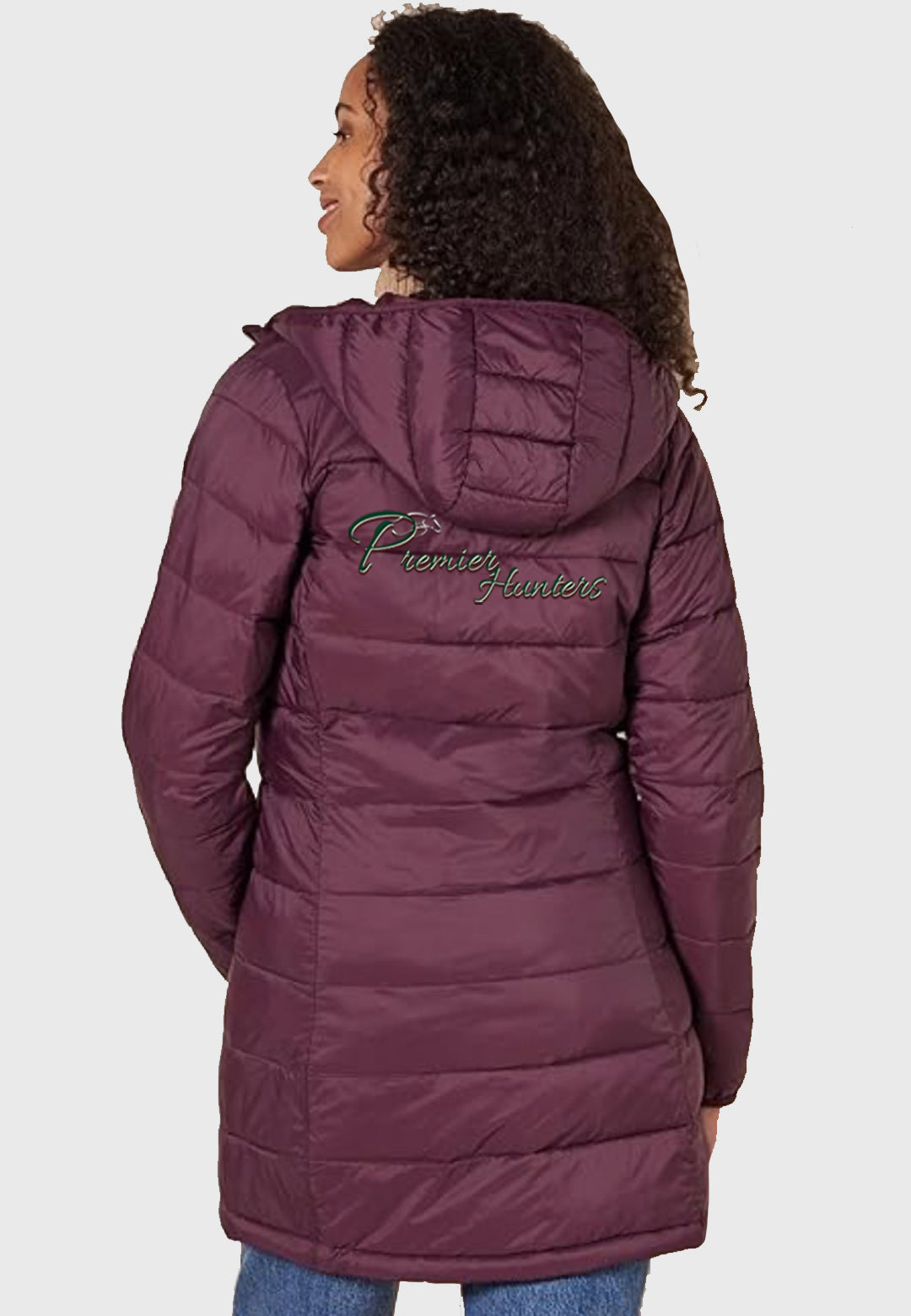 Premier Hunters Essentials Women's Lightweight Water-Resistant Hooded Puffer Coat, 3 Color Options