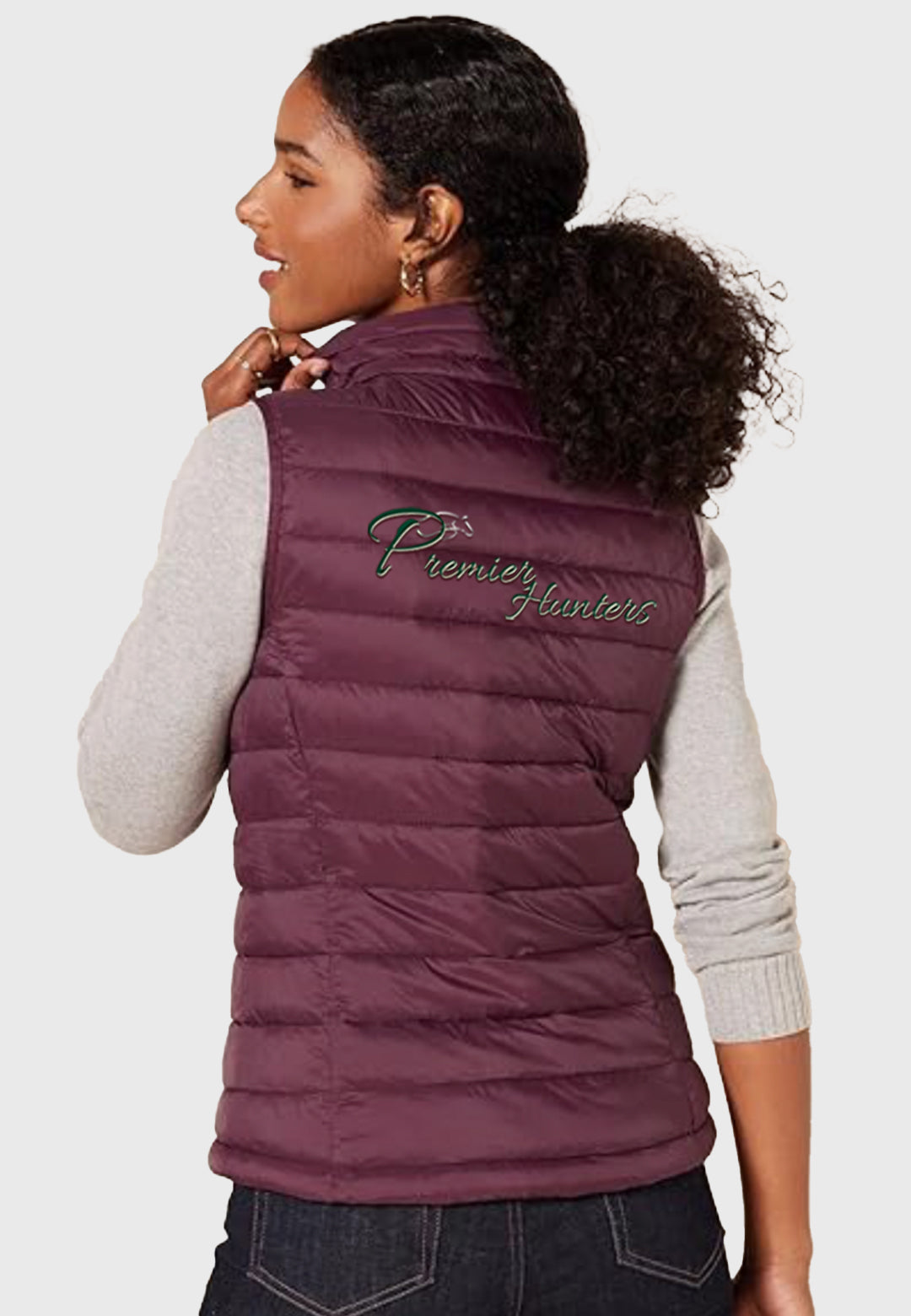 Premier Hunters Essentials Women's Lightweight Water-Resistant Packable Puffer Vest, 2 Color Options