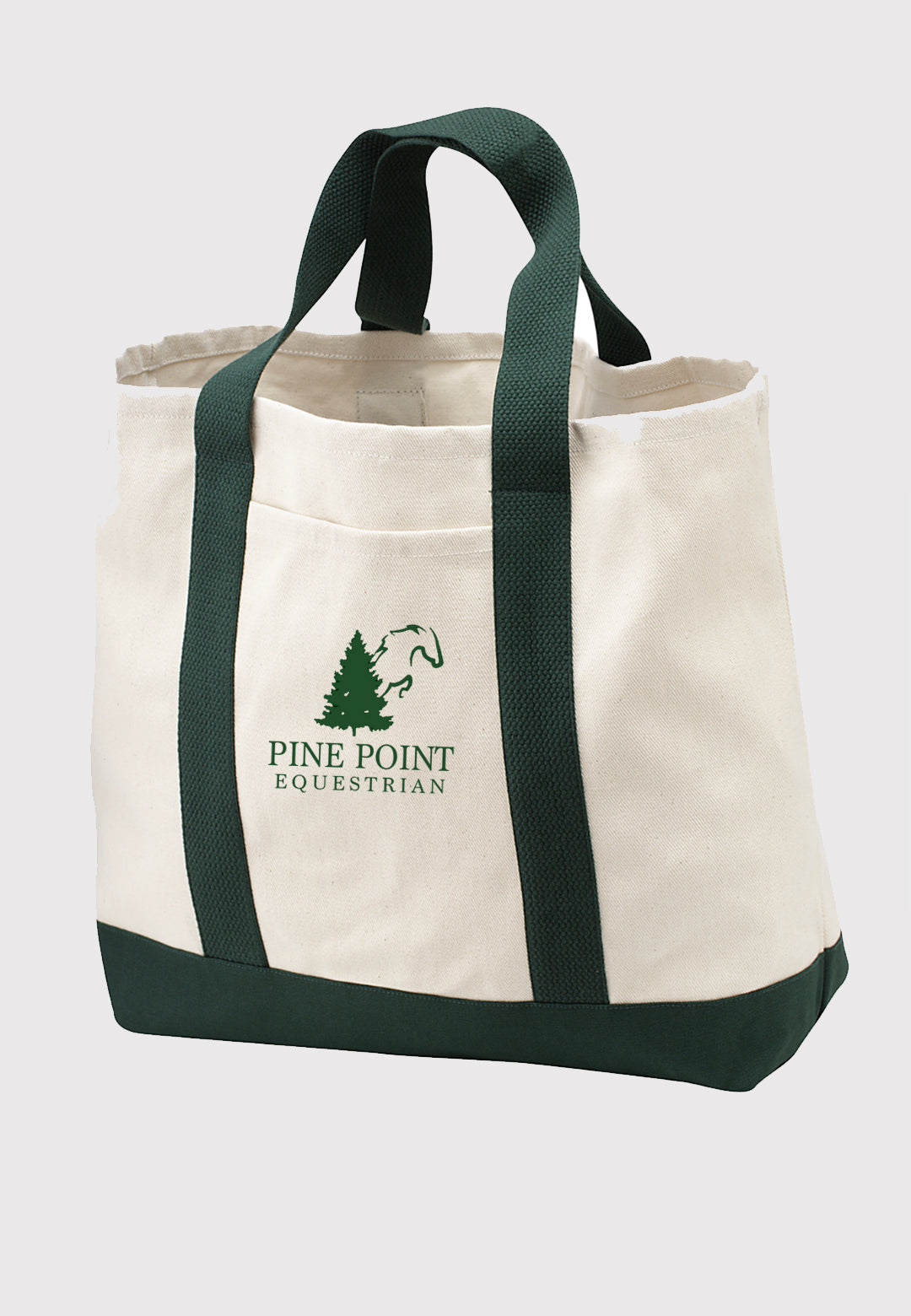 Pine Point Equestrian Port Authority® - Ideal Twill Two-Tone Shopping Tote
