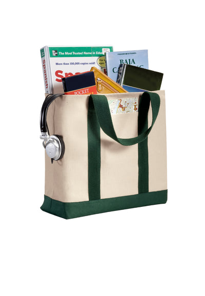 Pine Point Equestrian Port Authority® - Ideal Twill Two-Tone Shopping Tote