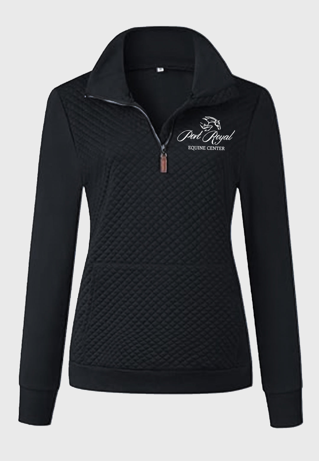 Port Royal Equine Center BTFBM Ladies Quilted 1/4 Zip Sweatshirt