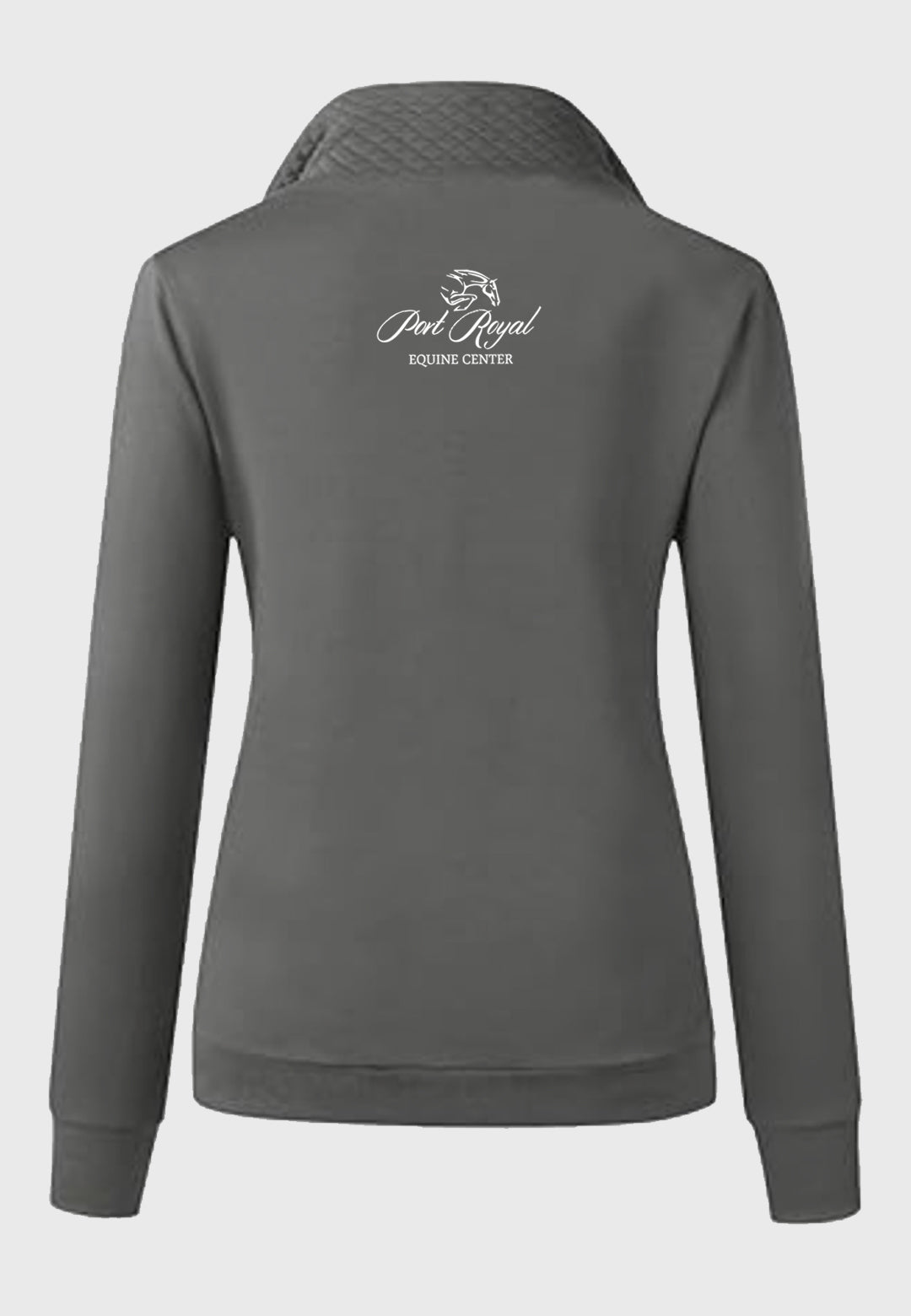 Port Royal Equine Center BTFBM Ladies Quilted 1/4 Zip Sweatshirt
