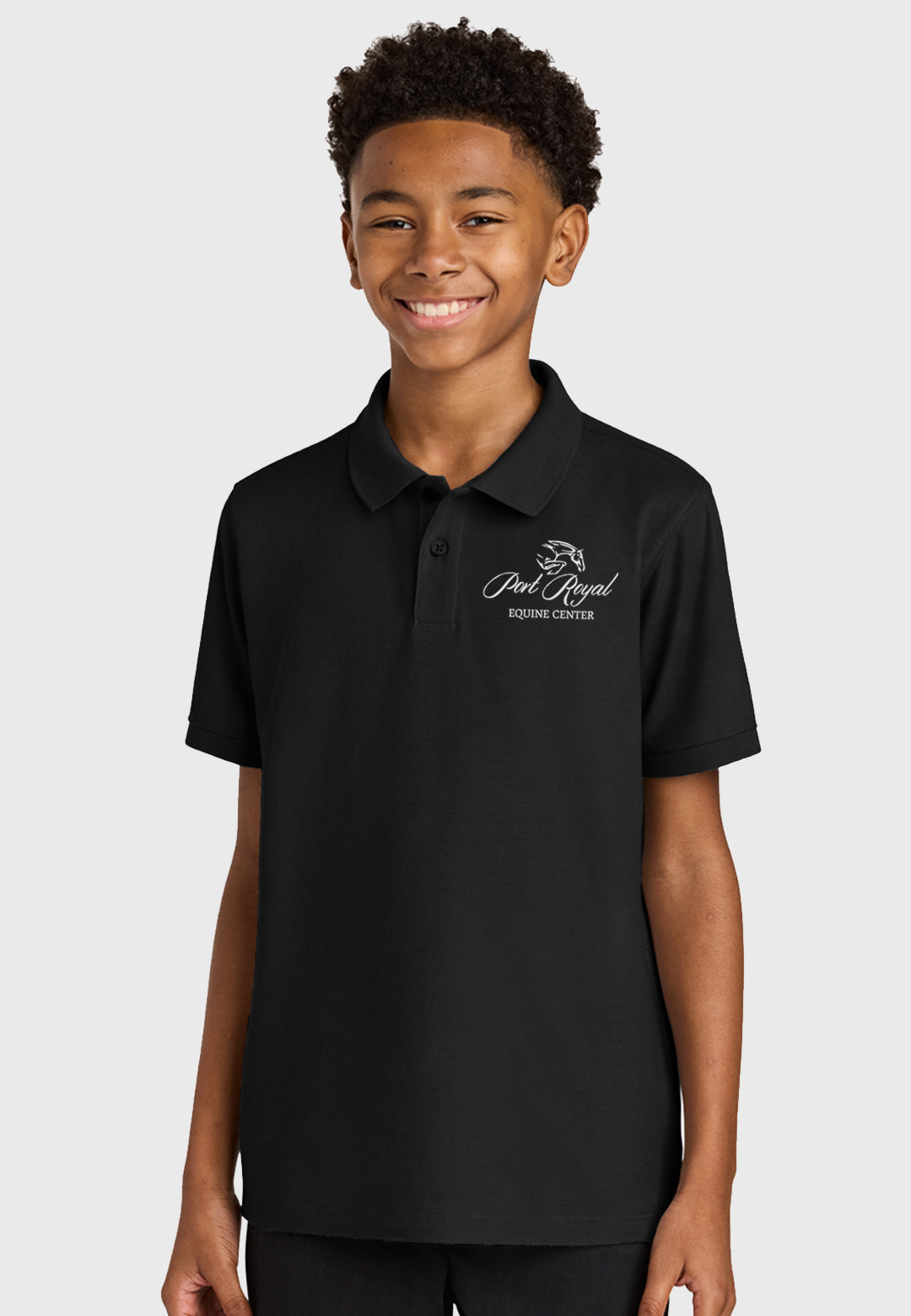 Port Royal Equine Center Sport-Tek® Youth PosiCharge® RacerMesh® Polo, 2 Color Options