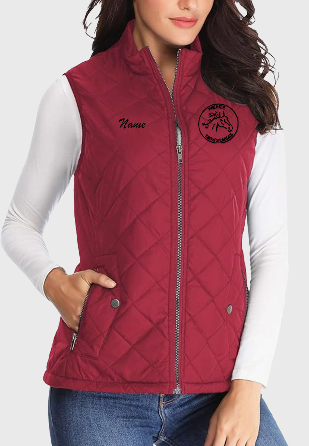 Premier Show Stables Miss Molly Quilted Vest, 2 Color Options