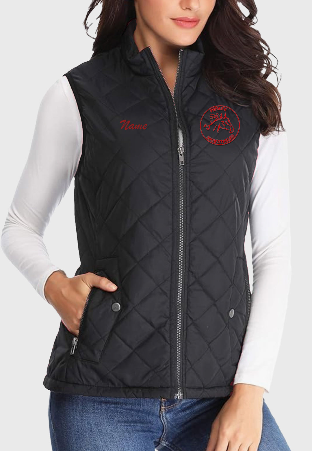 Premier Show Stables Miss Molly Quilted Vest, 2 Color Options