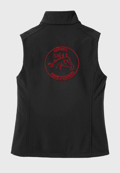 Premier Show Stables Port Authority® Navy Core Soft Shell Vest - Ladies + Mens Styles