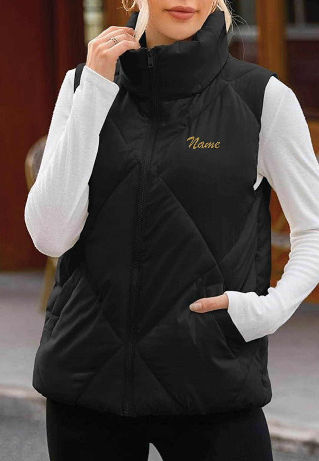 Posnerosa Show Stables Quilted Puffer Vest