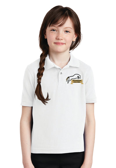Posnerosa Show Stables Port Authority® Youth Silk Touch™ Polo - 2 Color Options