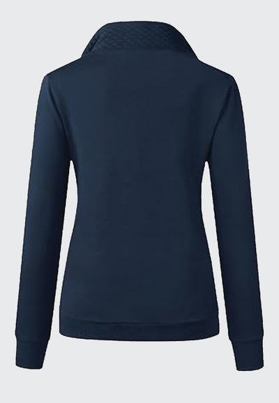 Pheasant View Farm BTFBM Ladies Quilted 1/4 Zip Sweatshirt, 2 Color Options