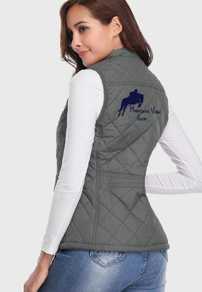 Pheasant View Farm Fuinloth Women's Quilted Vest, 2 Color Options
