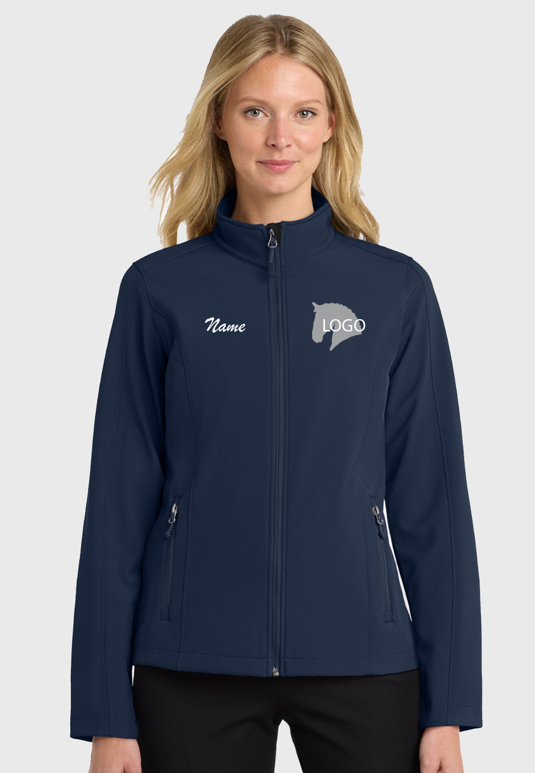 Package B Port Authority® Core Navy Soft Shell Jacket - Men's/Ladies/Youth