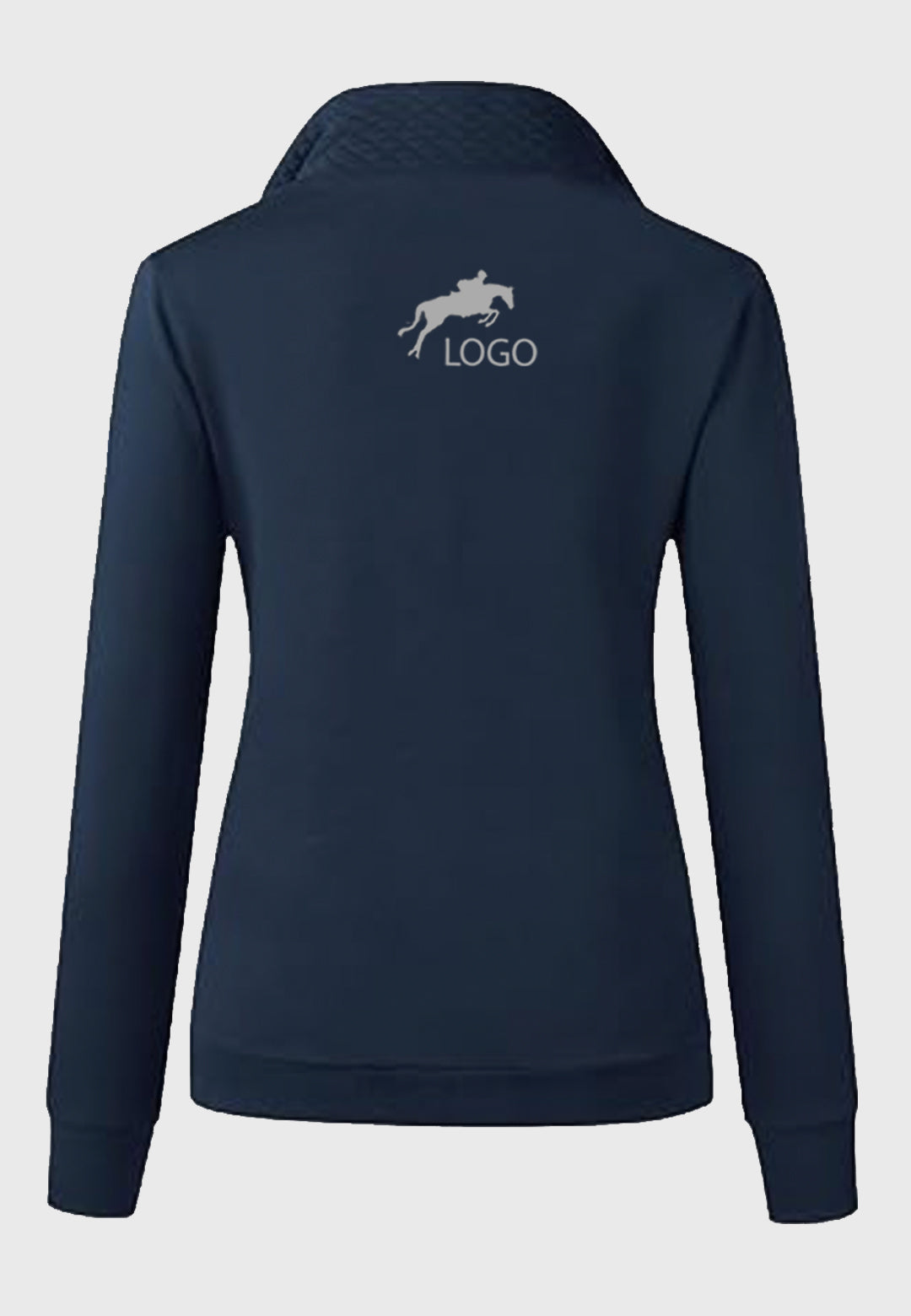 Package B BTFBM Ladies Quilted 1/4 Zip Sweatshirt