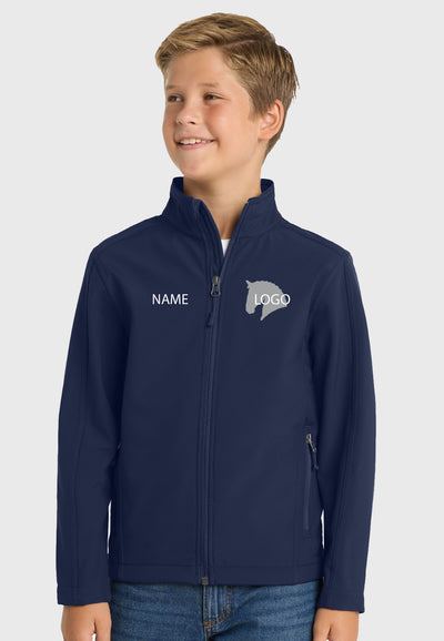 Package B Port Authority® Core Navy Soft Shell Jacket - Men's/Ladies/Youth