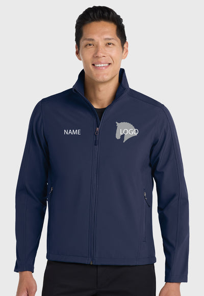 Package B Port Authority® Core Navy Soft Shell Jacket - Men's/Ladies/Youth