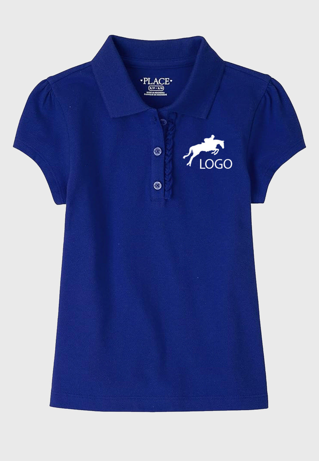 Package C The Children's Place Girls' Short Sleeve Ruffle Pique Polo