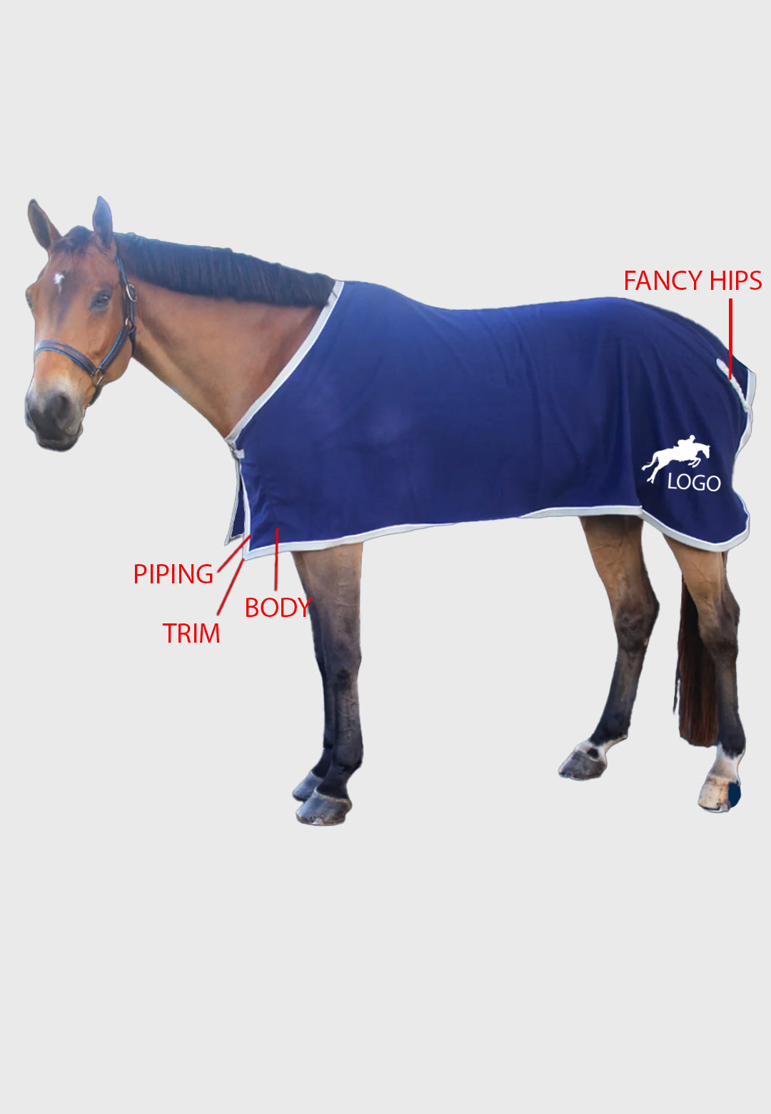 Package C Jacks COOLERFLEECE DRESS SHEET - Horse + Pony Sizes