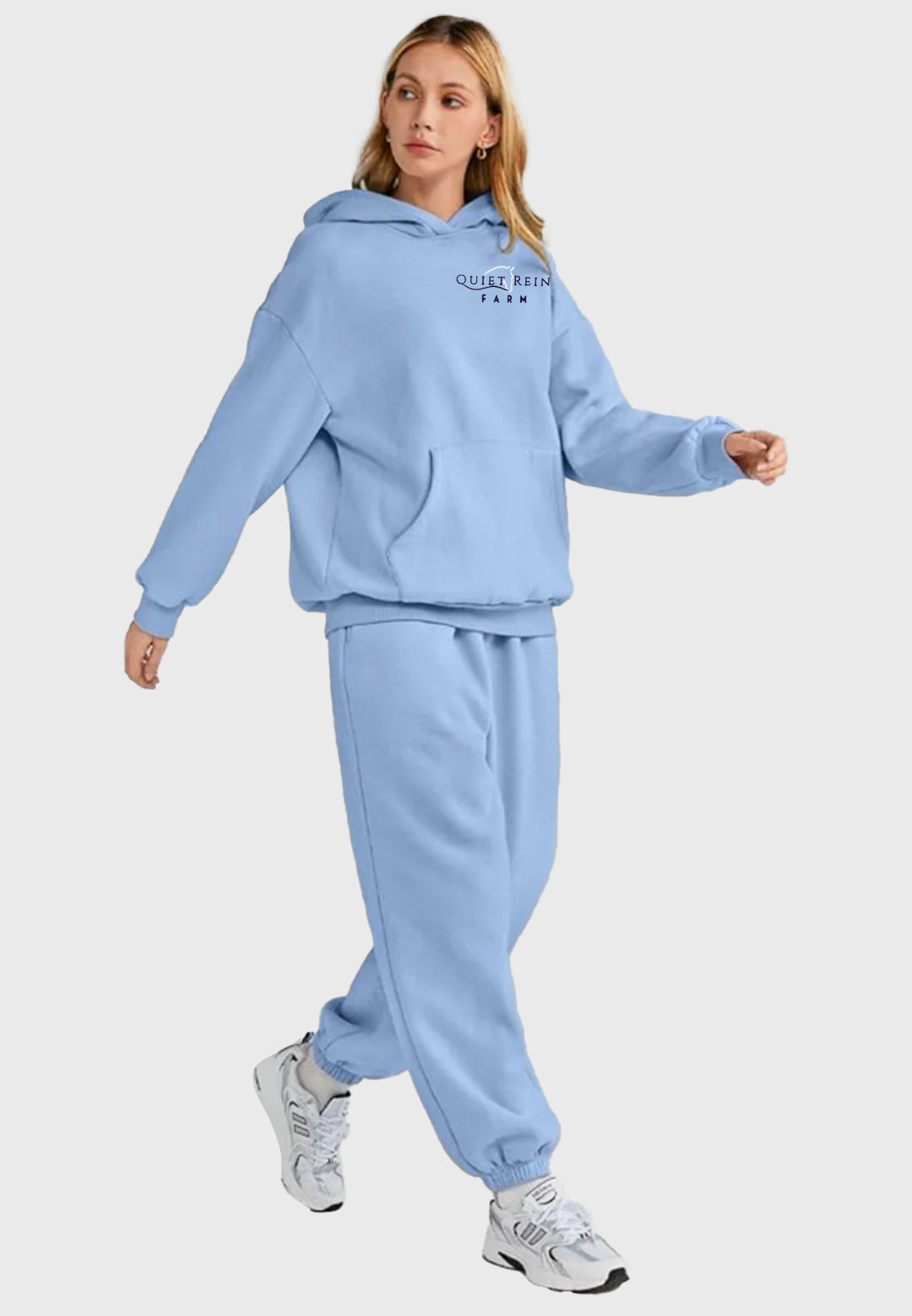 Quiet Rein Farm 2-PIECE LOUNGE HOODIE OVERSIZED SWEATSUIT SET