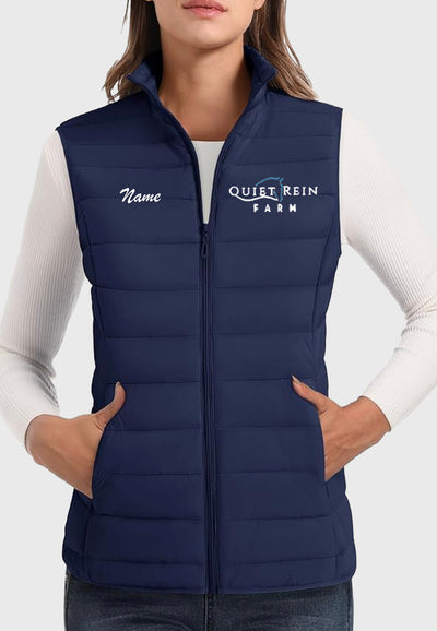 Quiet Rein Farm MAGCOMSEN Lightweight Women's Puffer Vest, 2 color options