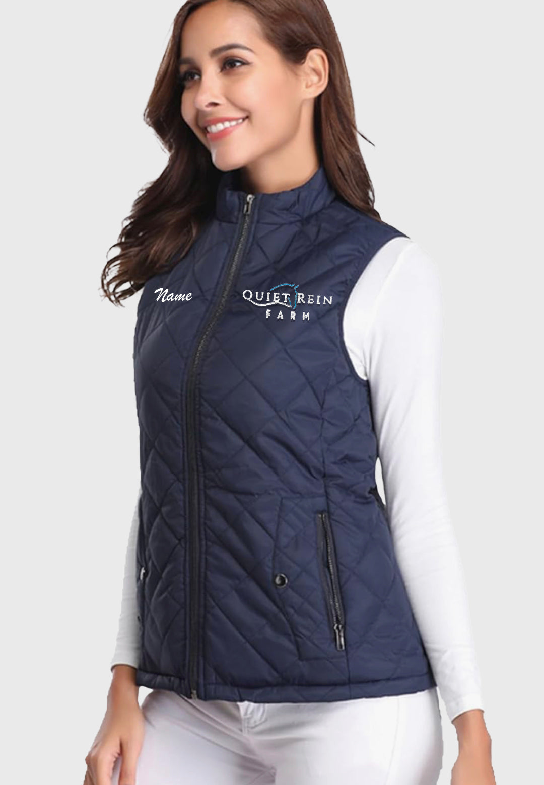 Quiet Rein Farm Women's Quilted Vest, 2 Color Options