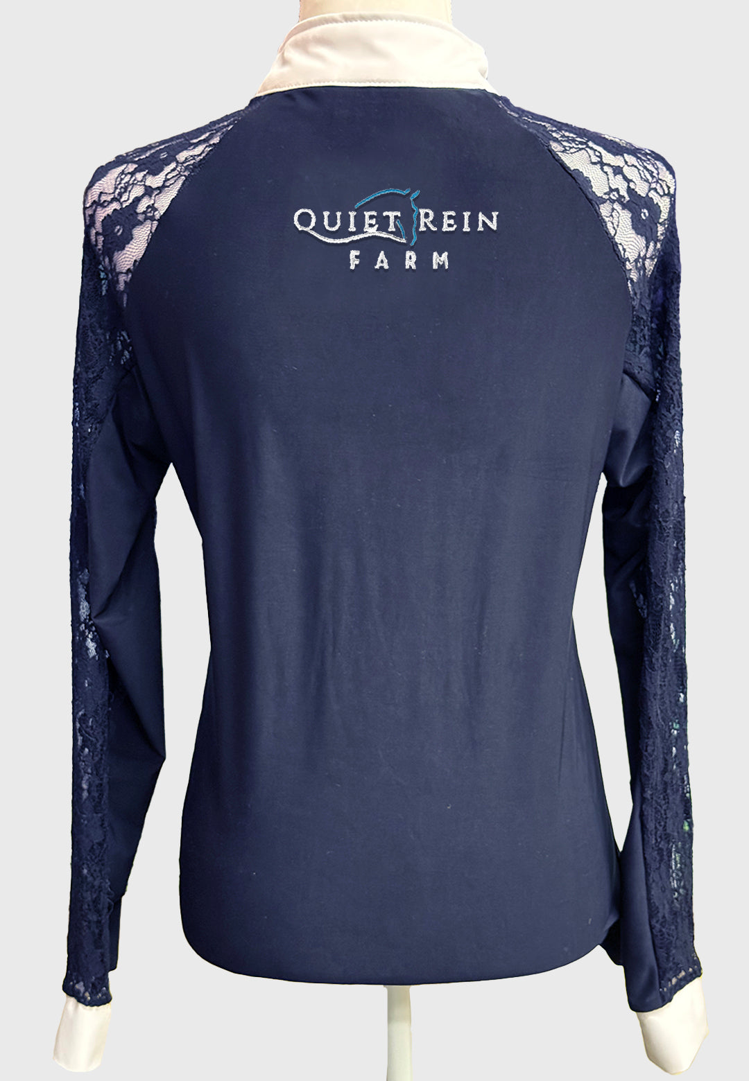 Quiet Rein Farm Ladies Lace Show Shirt, 2 Color Options