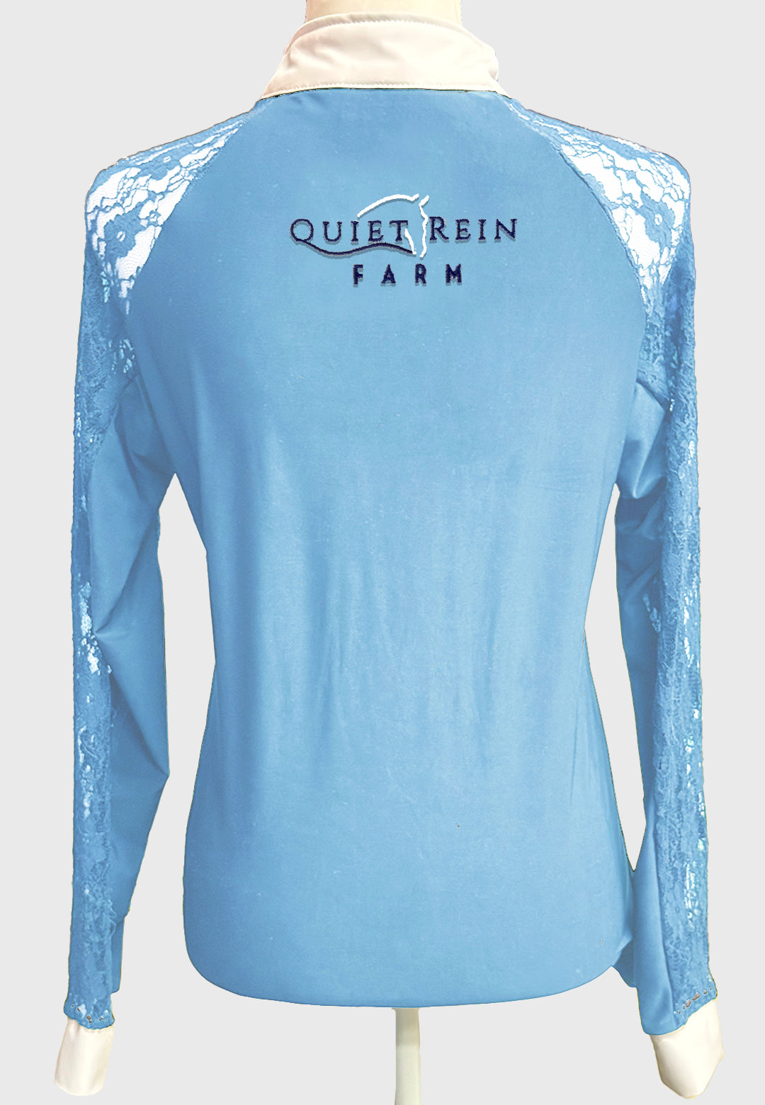 Quiet Rein Farm Ladies Lace Show Shirt, 2 Color Options