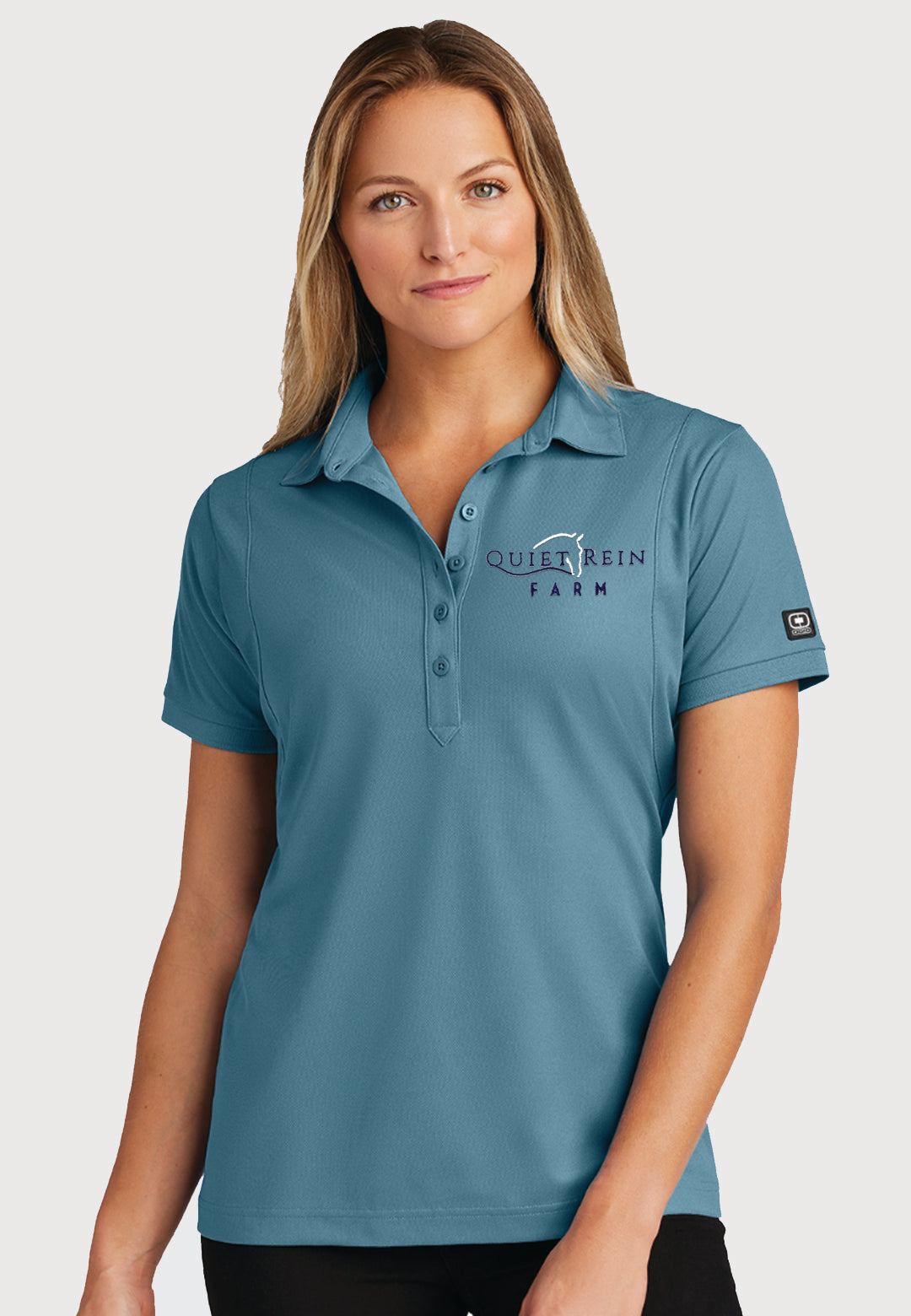 Quiet Rein Farm OGIO® - Ladies Jewel Polo, 2 Color Options