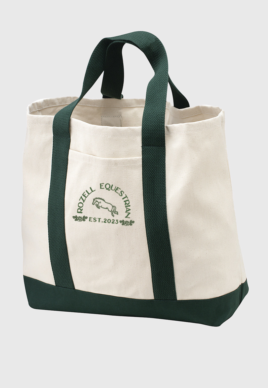 Rozell Equestrian Port Authority® - Ideal Twill Two-Tone Shopping Tote