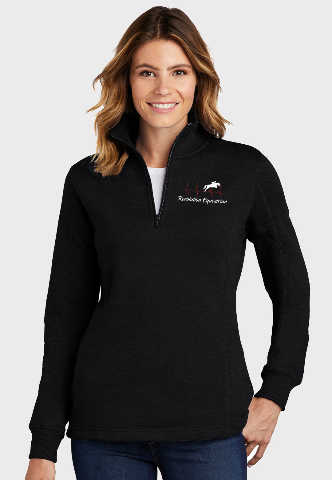 Revolution Equestrian Sport-Tek® Ladies 1/4-Zip Sweatshirt