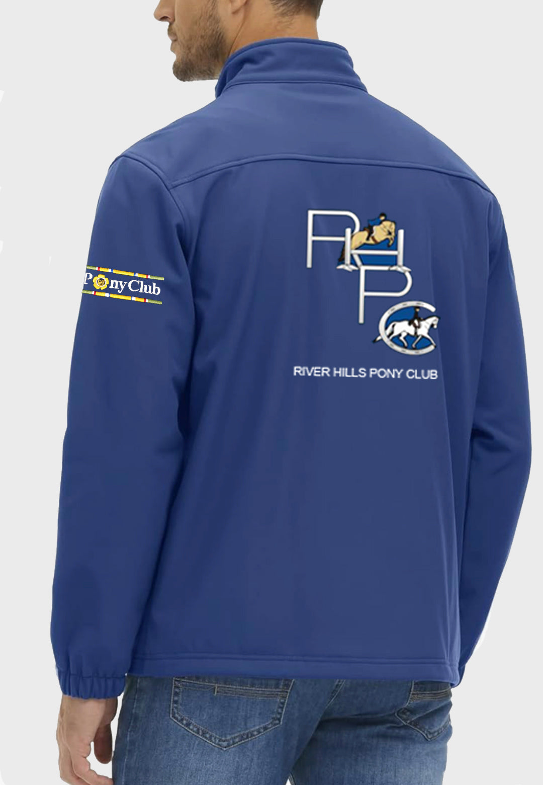 River Hills Pony Club TACVASEN Men's Softshell Fleece Lined Jacket