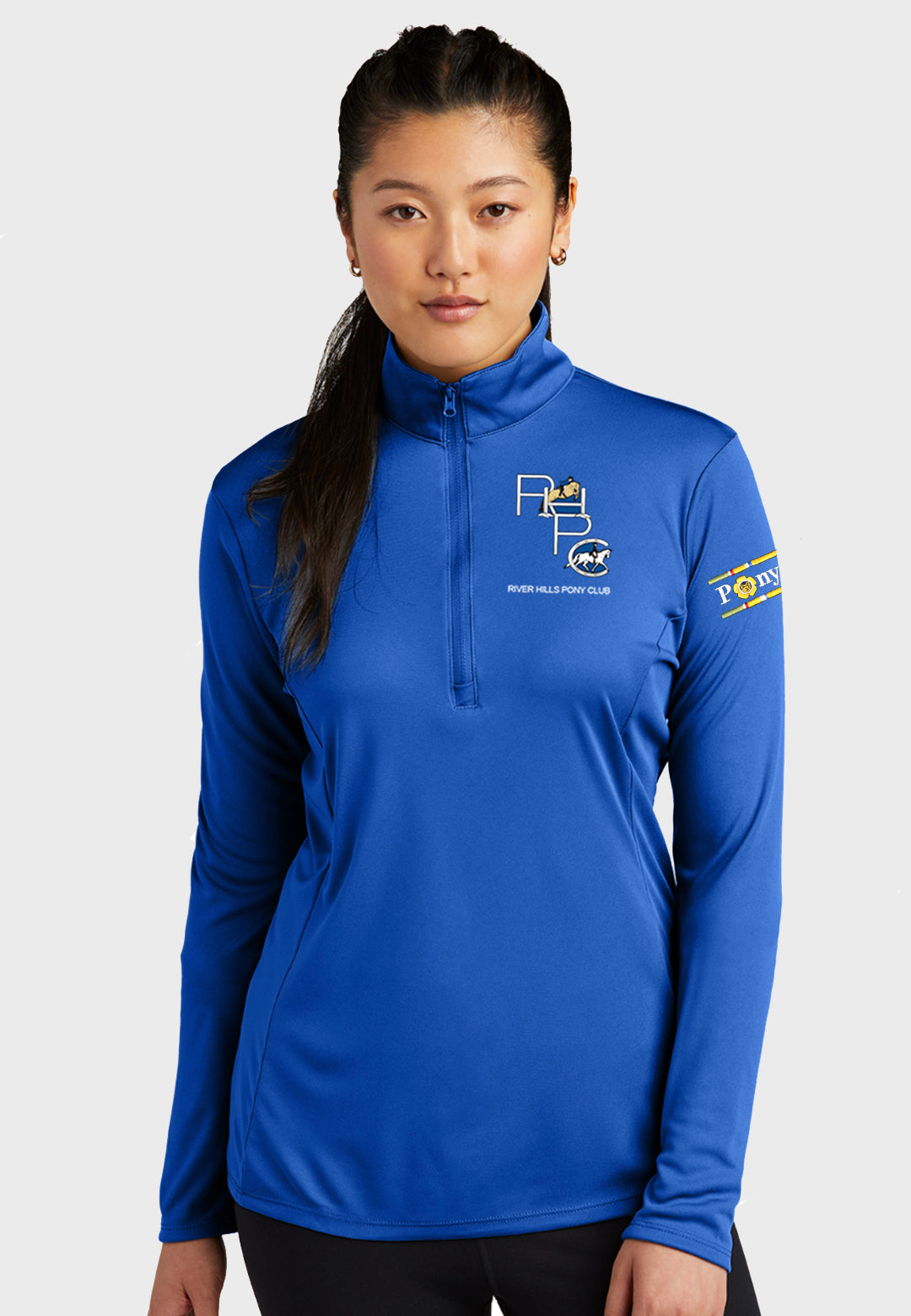 River Hills Pony Club Sport-Tek® PosiCharge® Competitor™ 1/4-Zip Pullover - Youth/Mens/Ladies