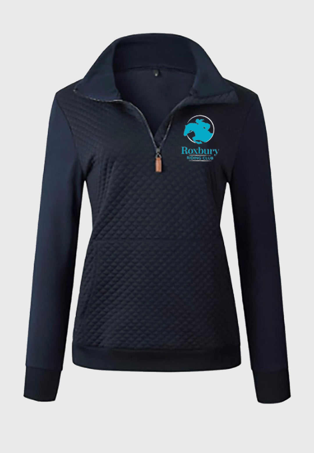 Roxbury Riding Club BTFBM Ladies Quilted 1/4 Zip Sweatshirt