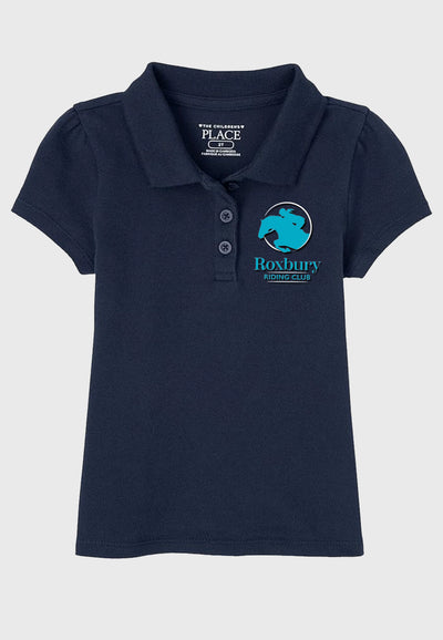 Roxbury Riding Club The Children's Place Girls' Short Sleeve Ruffle Pique Polo