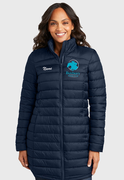 Roxbury Riding Club Port Authority® Ladies Horizon Puffy Long Jacket