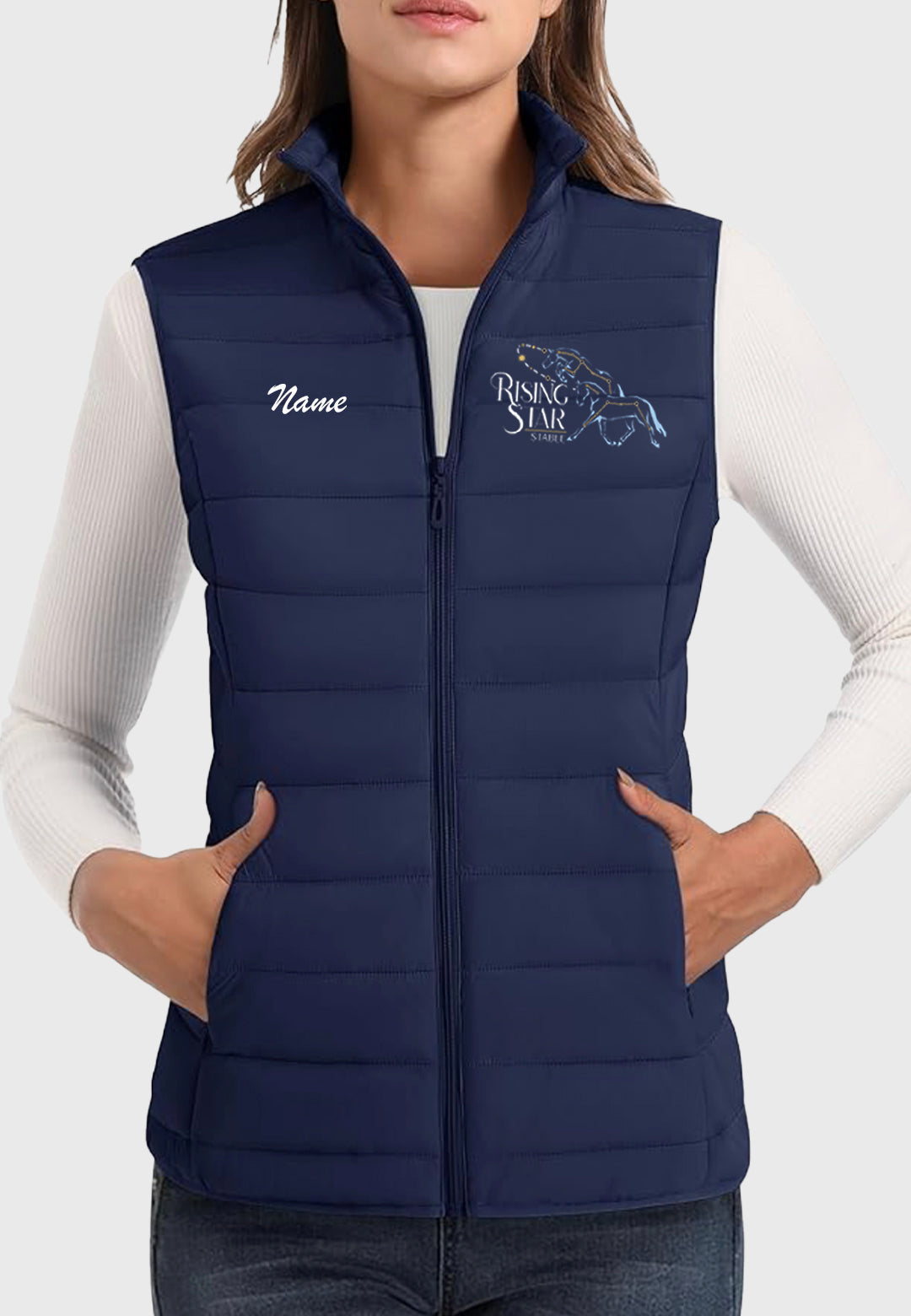 Rising Star Stable MAGCOMSEN Lightweight Women's Puffer Vest, 2 Color Options