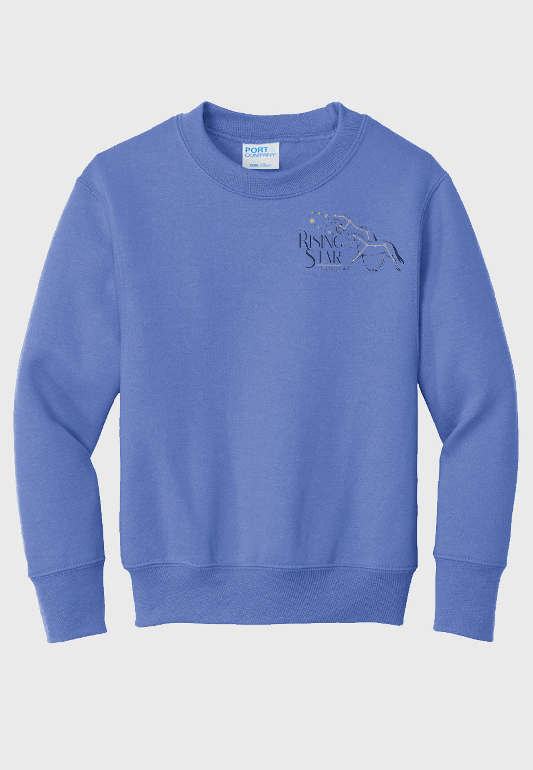 Rising Star Stable Port & Company® Youth Essential Fleece Crewneck Sweatshirt - 2 Color Options