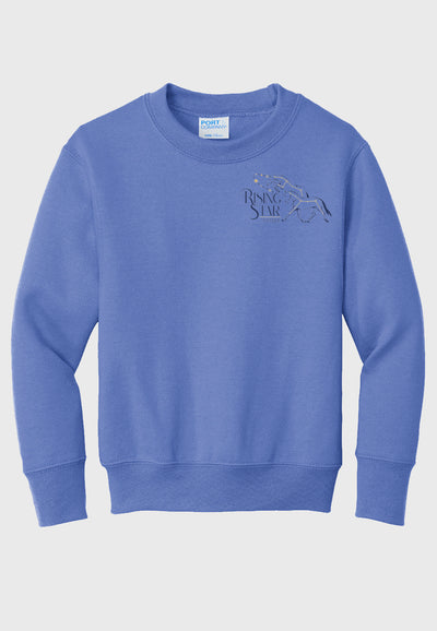 Rising Star Stable Port & Company® Youth Essential Fleece Crewneck Sweatshirt - 2 Color Options