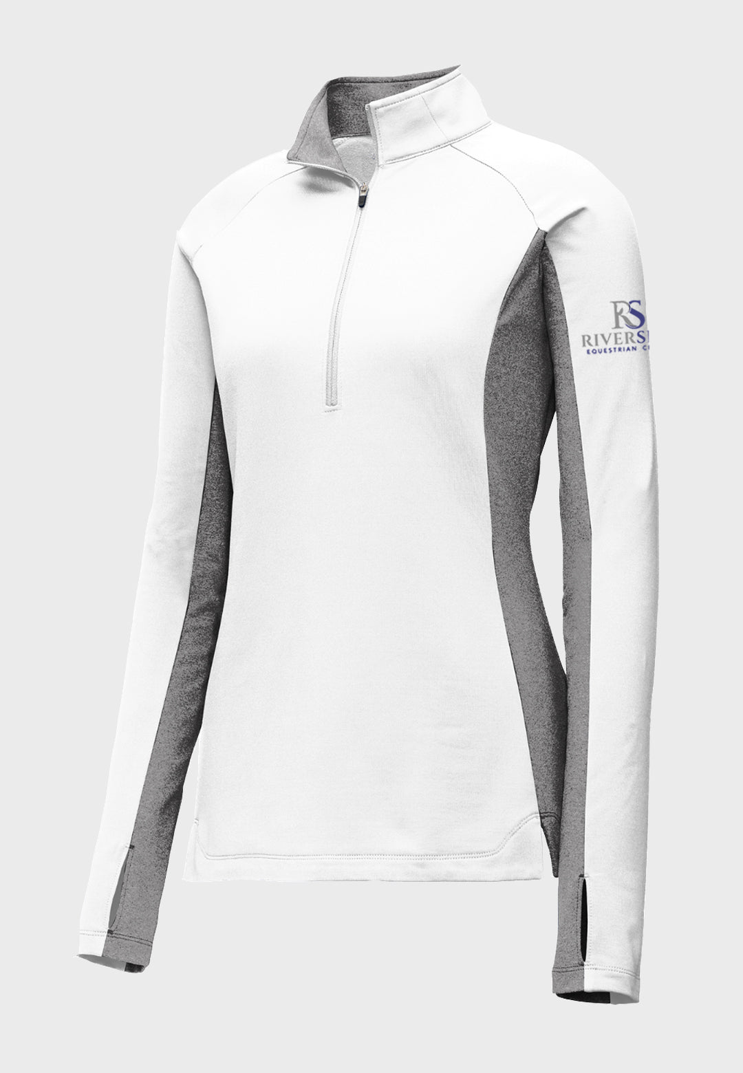 Riverside Equestrian Center Sport-Tek® Sport-Wick® Stretch Contrast 1/2-Zip Pullover - Ladies + Mens, 3 Color options