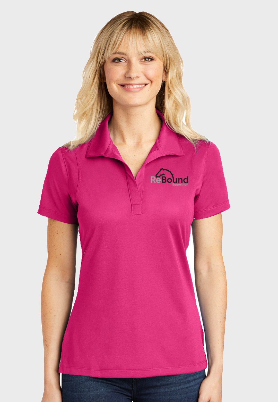 Rebound Equestrian Sport-Tek® Ladies Sport-Wick® Polo - 3 Color Options