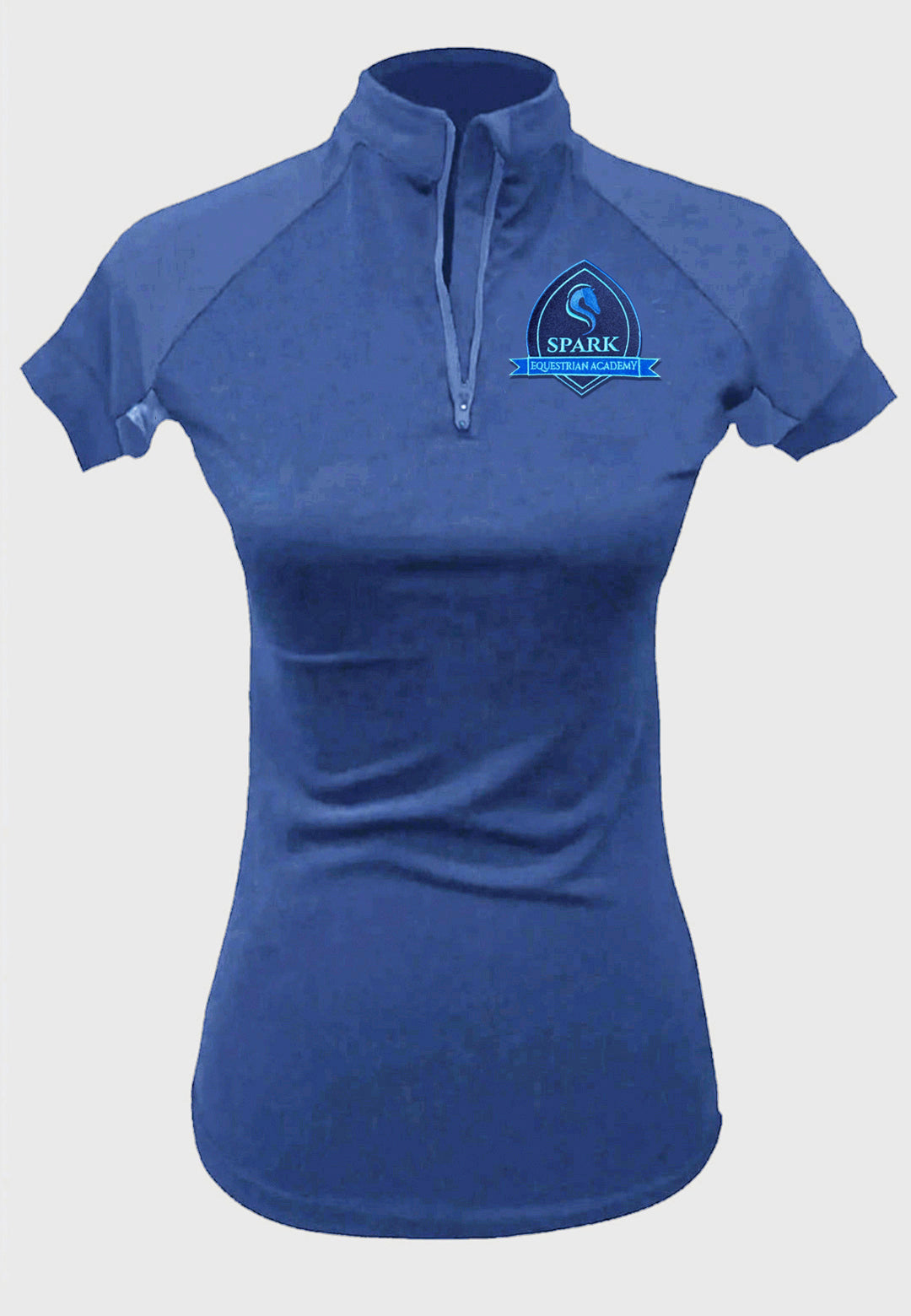Spark Equestrian Academy Short Sleeve Custom Sun Shirt, Adult + Youth Sizes, 2 Color Options