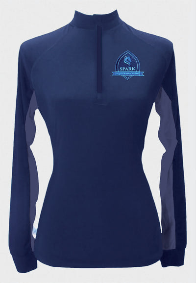 Spark Equestrian Academy  Long Sleeve Custom Sun Shirt, Adult + Youth Sizes, 2 Color Options
